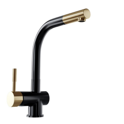 Bateria kuchenna GLOBALO Lobio Black/Light Gold Mat Ring - Zakup u Producenta - Wysyłka 0 zł - Dostawa nawet w 24h