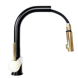 Bateria kuchenna GLOBALO Lobio Black/Light Gold Ring - Zakup u Producenta - Wysyłka 0 zł - Dostawa nawet w 24h