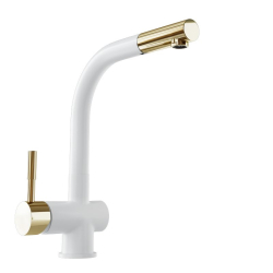 Bateria kuchenna GLOBALO Lobio White/Light Gold Ring - Zakup u Producenta - Wysyłka 0 zł - Dostawa nawet w 24h