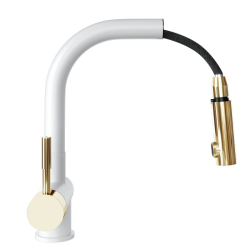 Bateria kuchenna GLOBALO Lobio White/Light Gold Ring - Zakup u Producenta - Wysyłka 0 zł - Dostawa nawet w 24h