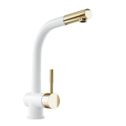 Bateria kuchenna GLOBALO Lobio White/Light Gold Ring - Zakup u Producenta - Wysyłka 0 zł - Dostawa nawet w 24h